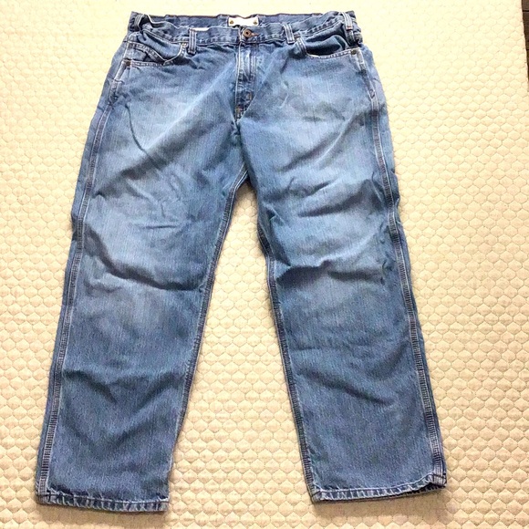 Carhartt Other - Carhartt Men’s 38x29 Jeans Blue Denim Relaxed Straight Fit B213 LVN